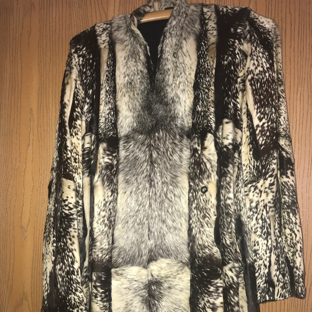Vintage Rabbit Fur Coat
